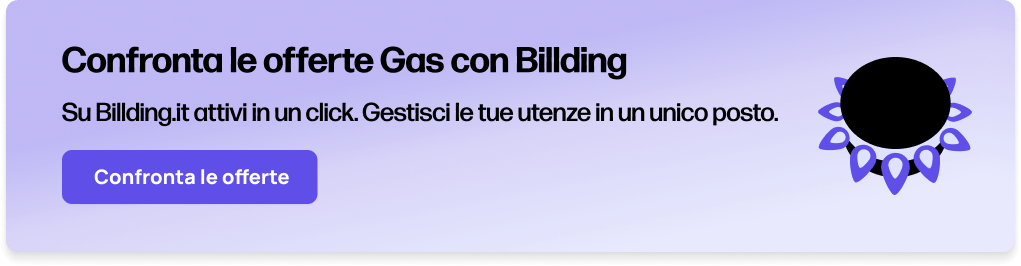 Confronta le offerte Gas con Billding