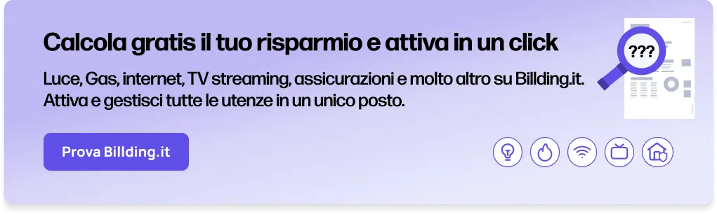 Calcola il tuo risparmio